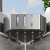 Sink Filter Rack with Suction Cups for Kitchen Sink Excellent Drainage Rustproof Carbon Steel Sponge Holder Multi-Functional Storage Rack for Soap