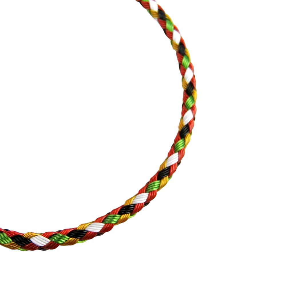 Sturdy Waxed Polyester String for Bracelet Crafting Jewelry Making Supplies 1M Per Roll 1MM Diameter Multicolor