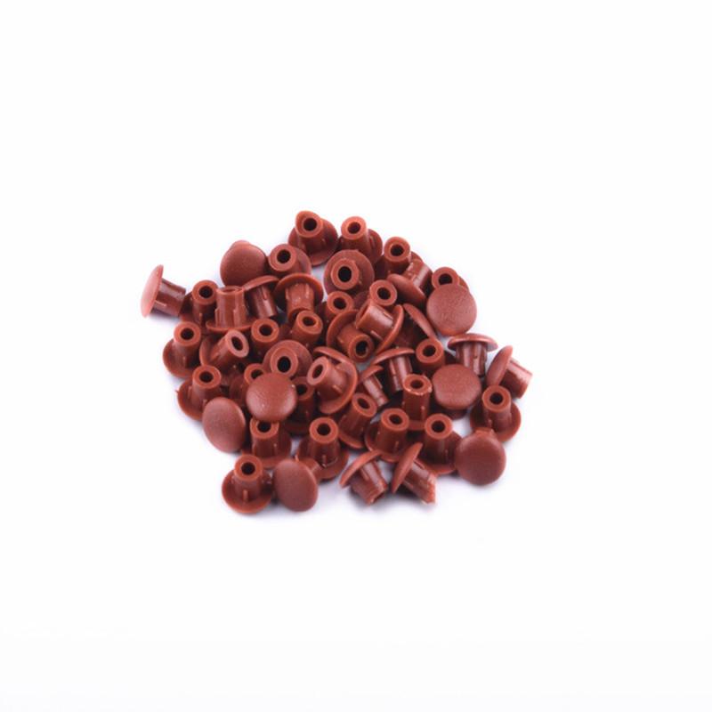 Round Plastic Hole Plugs for Cabinets and Wardrobes - Decorative Dustproof Screw Covers