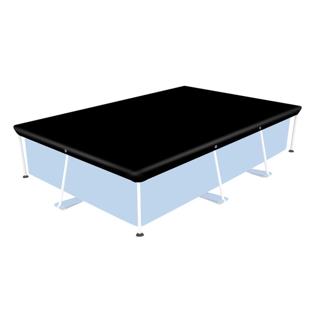 

300*201cm Rectangular Pool Cover UV Resistant Pool Cover For Swimming Accessory Easy To Store Foldable Design Robust Protection 259x170cm