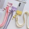 Woven Fashion Cartoon Pendant Mobile Phone Lanyard with Clip - Sturdy Anti-Lost Crossbody Chain