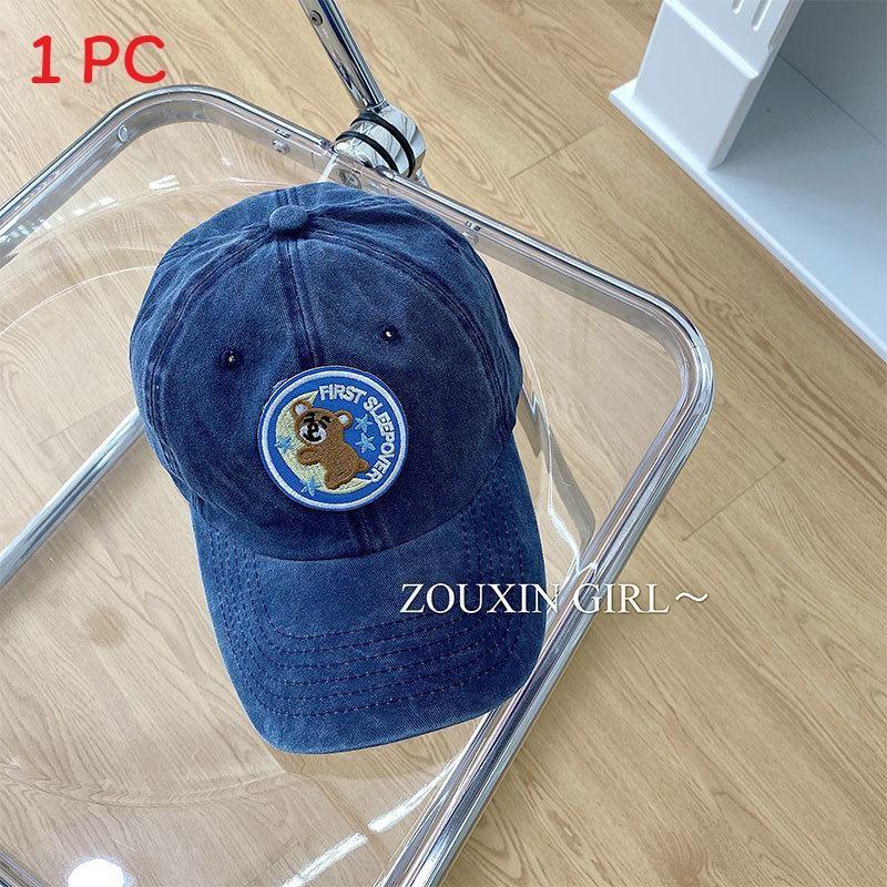 Pink Heart Cute Baseball Cap For Women With Summer Breathable Material