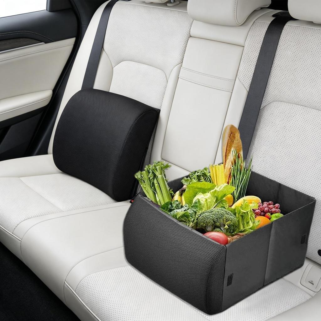 Car Storage Organizer Trunk 30L Foldable Grocery Box Car Organizer For Men Women Automotive SUV Truck Travel Road Trip Camping