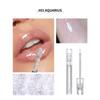 QIBEST Wässriger Lipgloss, Spiegelglas-Lippenglasur, feuchtigkeitsspendend, nährend, wässriger Lipgloss, lichtecht, transparenter Lipgloss