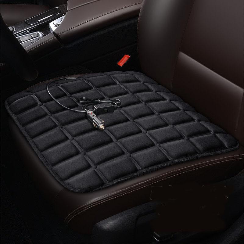 Universal 12V Car Heated Seat Cushion Electric Heating Car Seat Cushion Warm Winter USB/ Cigarette Lighter Heating Cushion Pad