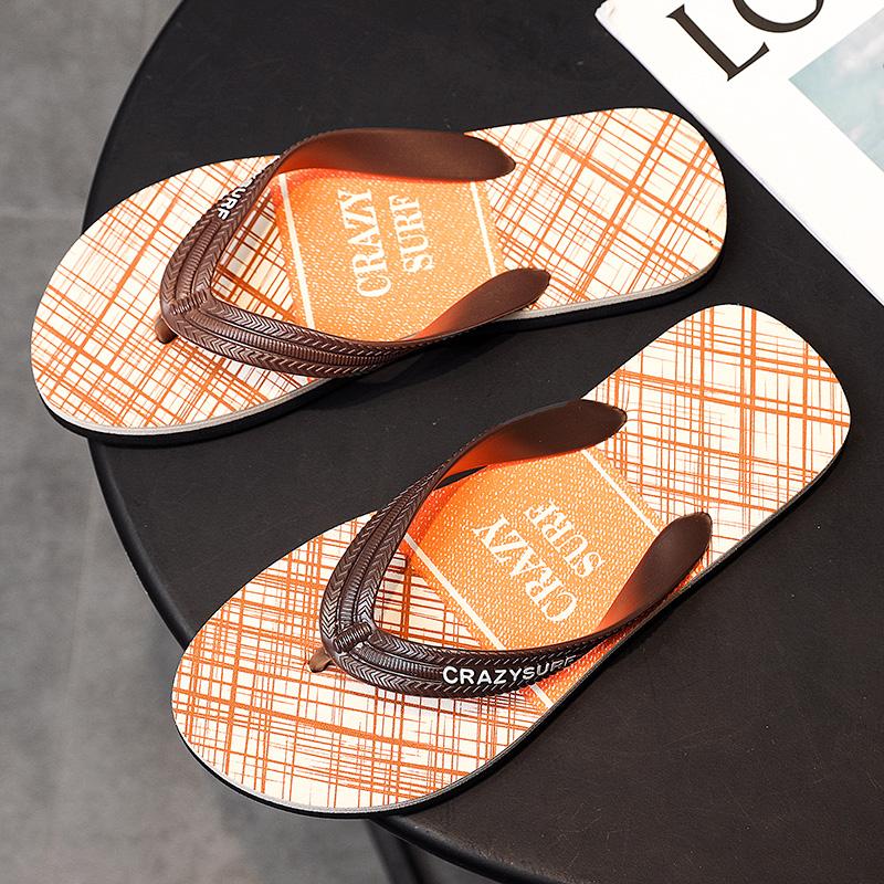 Hot Summer Men's Fashion Flip Flops Non-slip Flat Beach Slippers Men Comfortable Casual Slide Slipper For Men chanclas hombre
