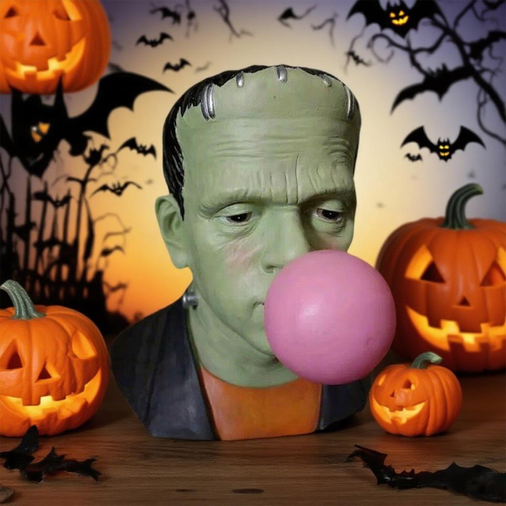 Halloween Funny Bubble Blowing Decorations, Funny Bubble Blowing Statues, Funny Bubble Blowing Ornaments, Suitable For Indoor Porch Decoration