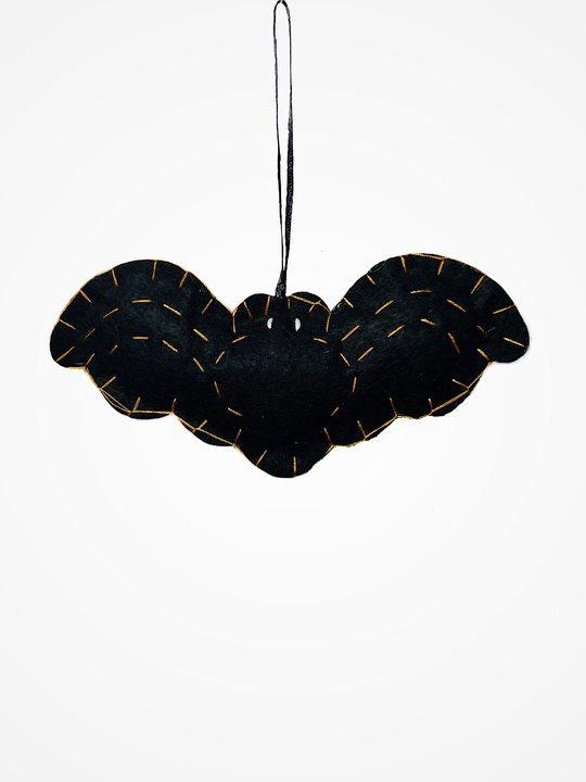 2PCS 3D Filled Plush Hanging String Pendant for Halloween Festive Atmosphere Fun Pumpkin Bat Home Holiday Party Decoration