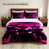 SAJA BOYS Personalized Custom Name 3‑Piece Bedding Set Soft Duvet Cover Set For Bedroom Home Decor