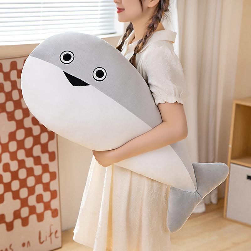Sakaban Fish Plushie Sacabambaspis Janvieri Throw Pillow Simulation Puffer Doll Stuffed Animals Sea Animal Hug Cushion For Boy