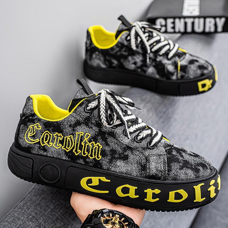 Fashion High Quality Outdoor Men's Sneakers Fashion Board Shoes for Men Casual Breathable Mesh Light Anti-slip Shoes Zapatos De Hombre