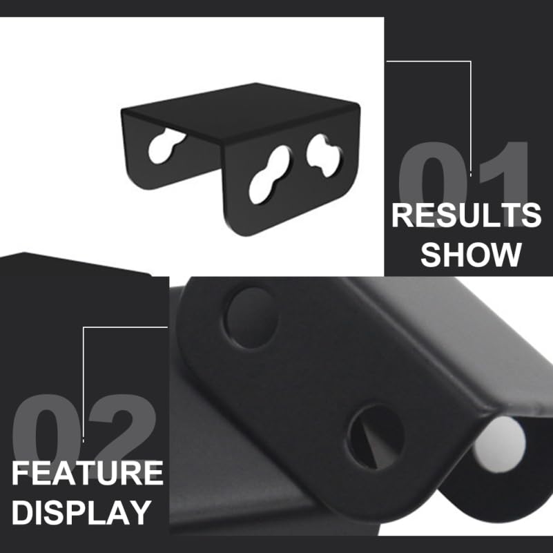 HOMSFOU Cooling Fan Mounting Buckles for PC Graphics Card Fan Improved Cooling Computer Accessories 4-Pack 12-14cm Fans, Brackets, Efficiency,