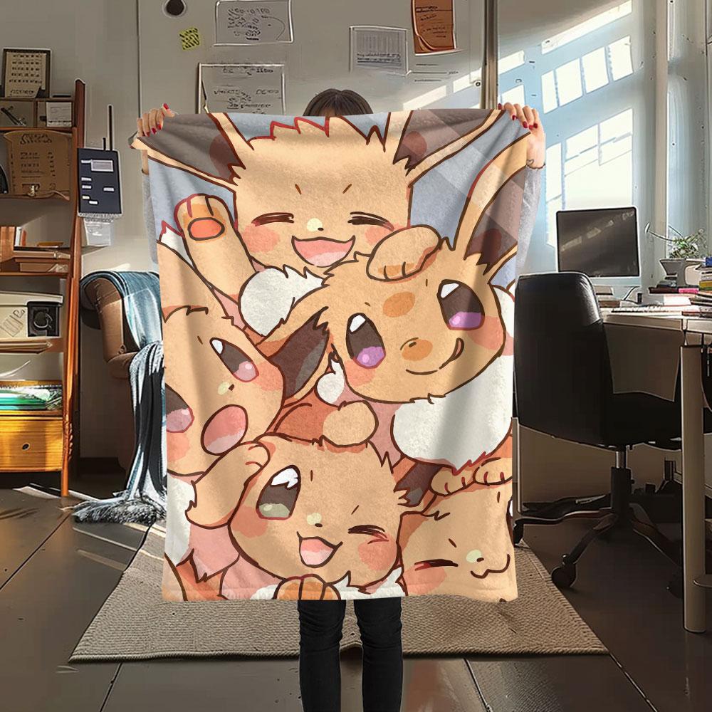 

1Pc Fantasy Majin Buu Print Flannel Blanket, High quality Comfortable for All Seasons, Home Decor, Warmth and Comfort, Perfect for Christmas Gifts 80cm x 120cm