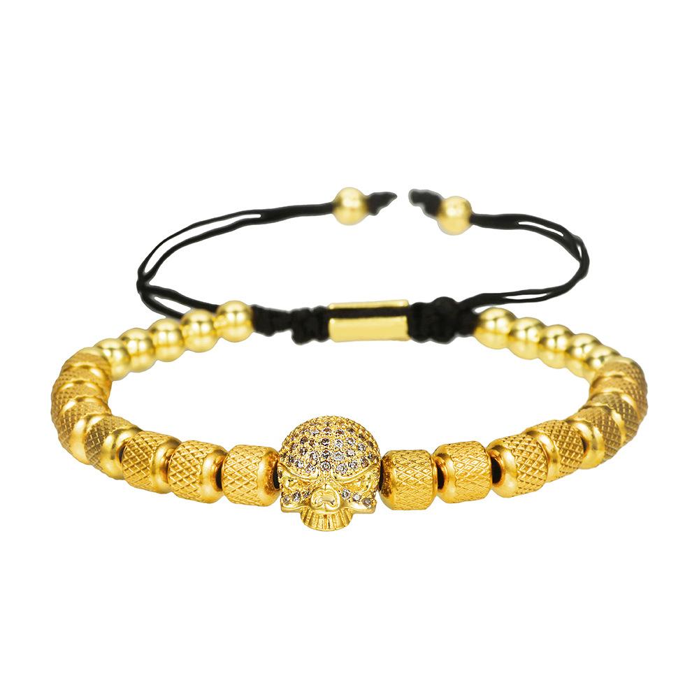

JYL TS Bracelet Men s Wolf Head Roman Set Enhances Bravery & Success ZJ8241 темно-фіолетовий колір