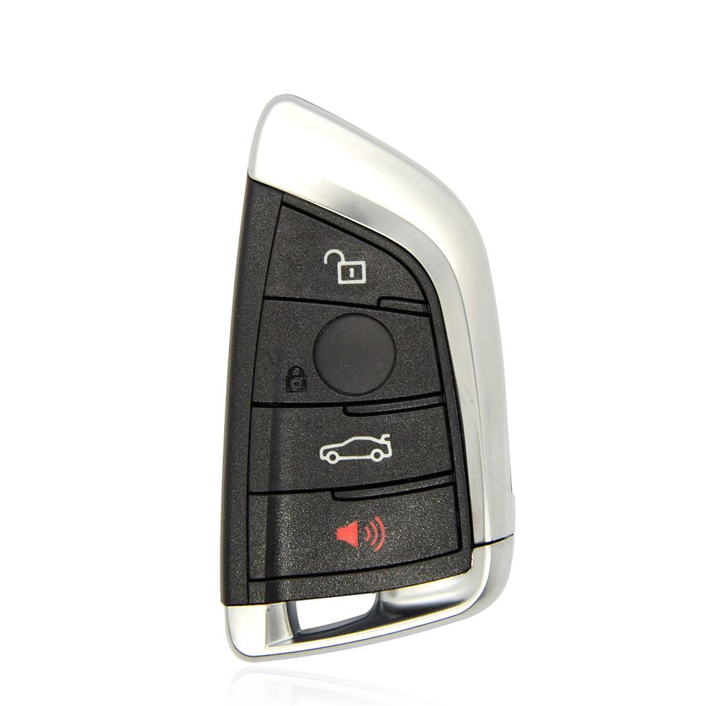 AYCCV1 BEST KEY Car Remote Smart Key Case For BMW Knife Card BMW X5 X6 F15 X6 F16 G30 7 Series G11 X1 F48 F39, Fob 3/ 4 Buttons Black