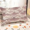 Pink Clouds Patterned Pillowcase Suitable For Sofa Bedroom Car Pillow Cover Cushion Rectangular Back Cushion