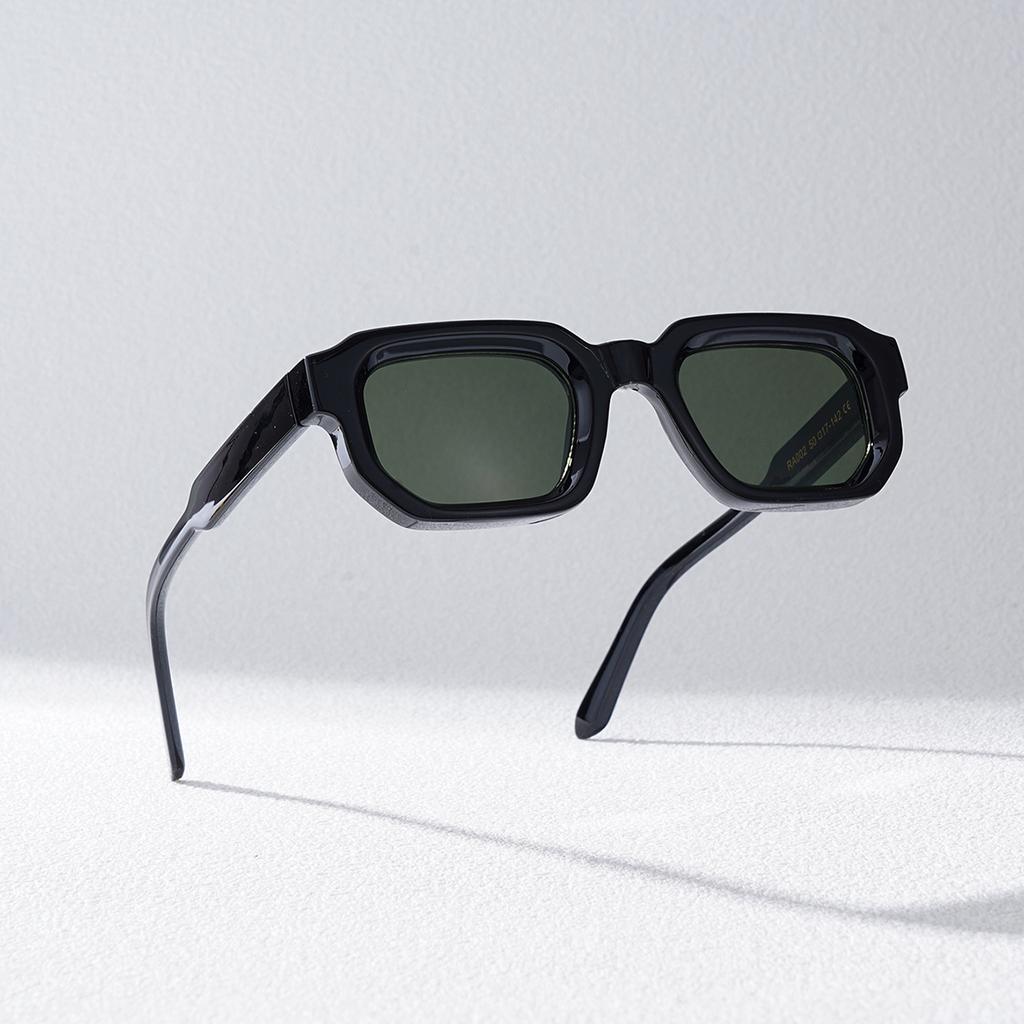 Ruiao Męskie Okulary Przeciwsłoneczne w Stylu Vintage z Prostokątną Oprawką Modne Retro Okulary Przeciwsłoneczne Luksusowy Design Marki Odcienie UV400 Okulary Damskie Okulary Przeciwsłoneczne
