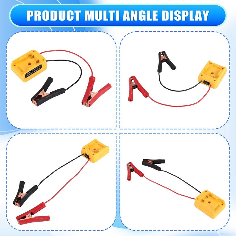 Car Emergency Start Power Supply Automotive Battery Charging Treasure For Dewalt