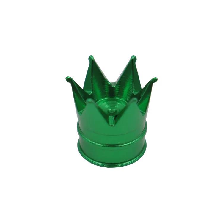 1/4PCS Creative Crown Aluminum Car Wheel Tyre Tire Air Valve Stem Cap Dust Cover Car Styling Decorative Auto Exterior Decoration Valve Stems 1