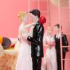 Elegant Engagement Decor Wedding Decoration Birthday Anniversary Figurine Gift Cake Topper Bride&Groom Synthetic Resin Couple