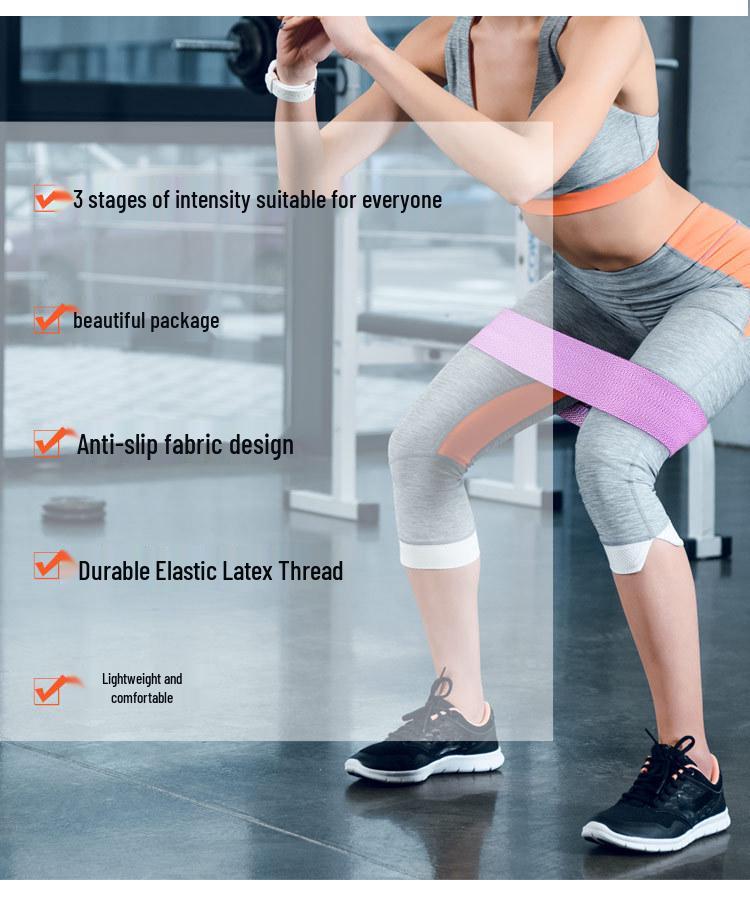 Yoga Glute Lifting Resistance Band for Squat and Hip Training