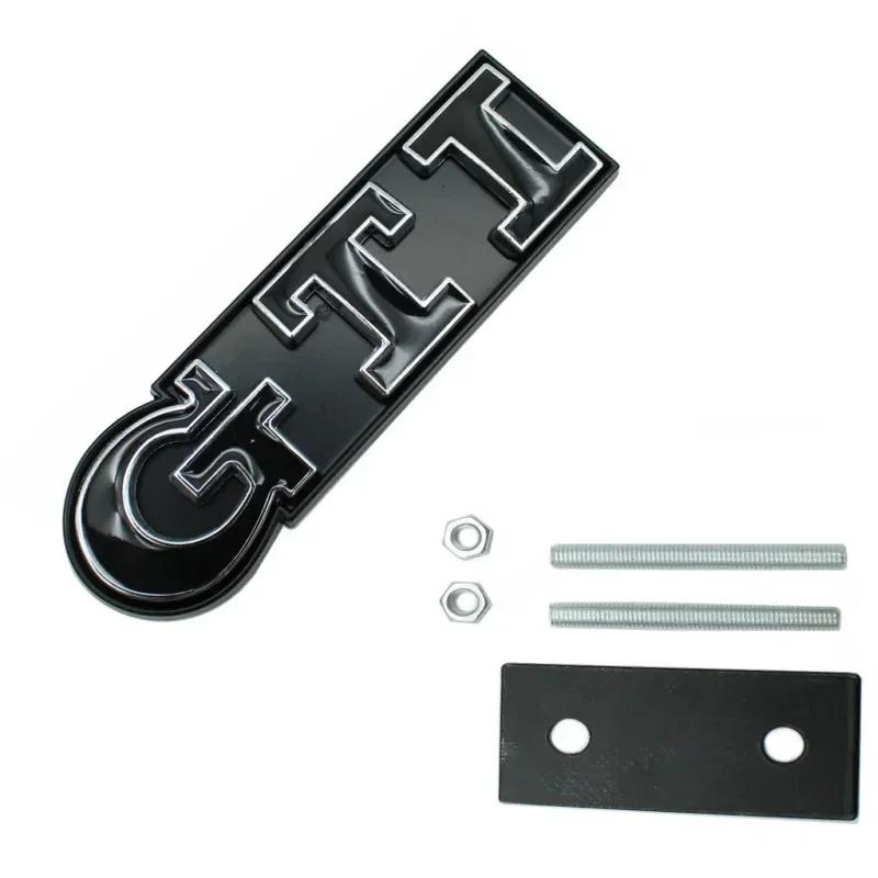 2026 Nowy Dla VW VOLKSWAGEN 1 szt. Metalowy Znak Samochodowy Naklejka Dekoracja Grillu Przedniego Dla VW GTI Passat B6 Golf Mk7 Polo Tiguan