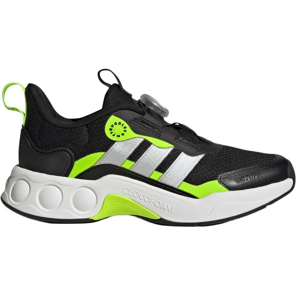Adidas Nitrobubble Comfortable Soft Non-Slip Wear-Resistant Low-Top Casual Shoes Kids Casual Shoes Black IH1563