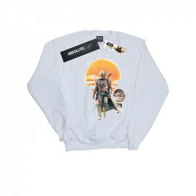 Mens The Mandalorian Sunset Poster Sweatshirt