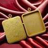 Ten-Faced Self-Liberated Vajra Pendant Necklace - Thangka Jewelry Box, Brass, Gold & Silver DIY Tibetan Accessory