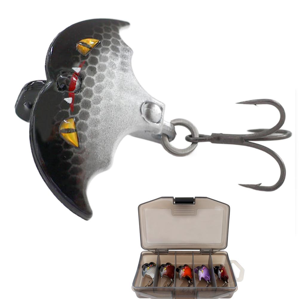 5Pcs/Box Fishing Lures Bionic Bat Baits Artificial Bait Hard Baits Fishing Baits Fishings Gear
