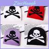 Knitted Skull Pattern Beanie Hat For Hiphop Streetwear In Winter
