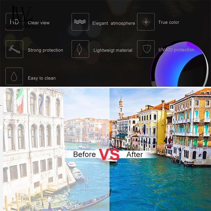 Nyeste solbriller Dame Solbriller Dame briller Anti-UV Firkantede solbriller Tilbehør Retro Camellia Sommerbriller for kvinner etui