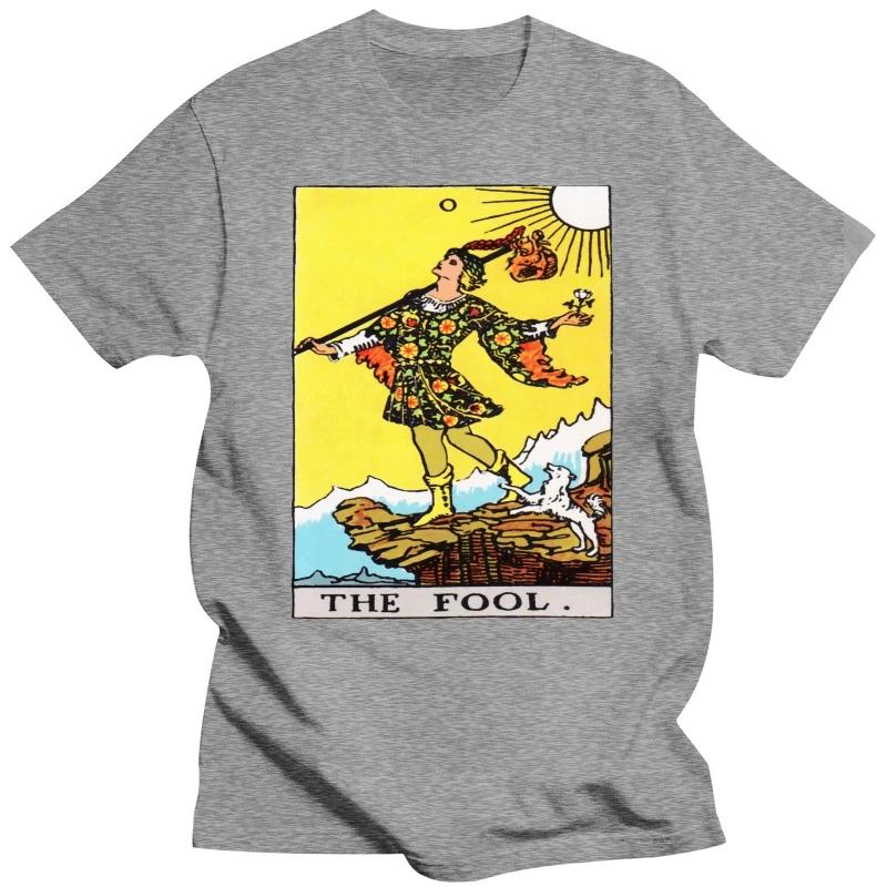 Summer Harajuku Custom T Shirt Heavyweight Informal New Arrival Vintage Funny Anime Hot Sale Clothes Men T Shirt The Fool Tarot
