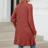 Women's Casual And Fashionable Solid Color Long Sleeved Pocket Cardigan Jacket  Jacket