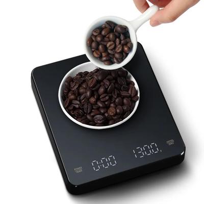 Zmart Timer LED Screen Espresso USB 3kg Digital Coffee Scale Coffee Scale Digital Scale Kitchen Measuring Scale Barista Drip Timer Function Precision