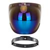 Popular Retro Motorcycle Helmet with Bubble Visor and Frame