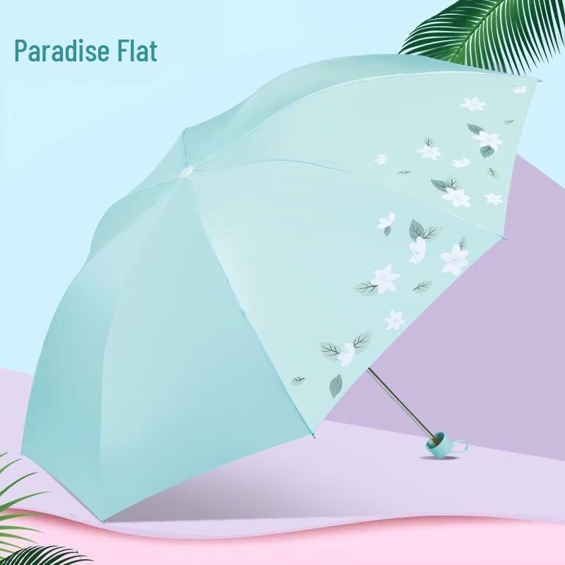 Compact Folding Sun & Rain Umbrella