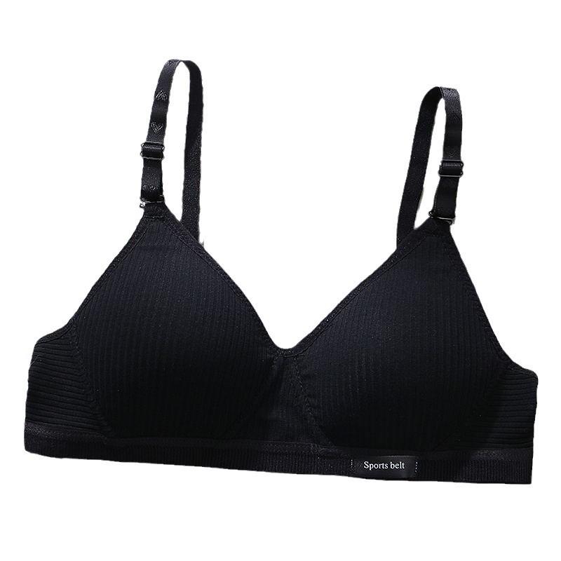 Korean Style AB Cup Bra: Comfortable, Breathable, Thin, No Steel Ring, Anti-Exposure Underwear for Girls & Women.
