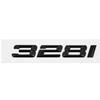 Neu 2018-2027 318i 320i 325i 330i 335i Kofferraum Heckklappe Emblem Buchstaben Abzeichen Auto Logo Für BMW 3er G20 G21 Chrom Silber Schwarz
