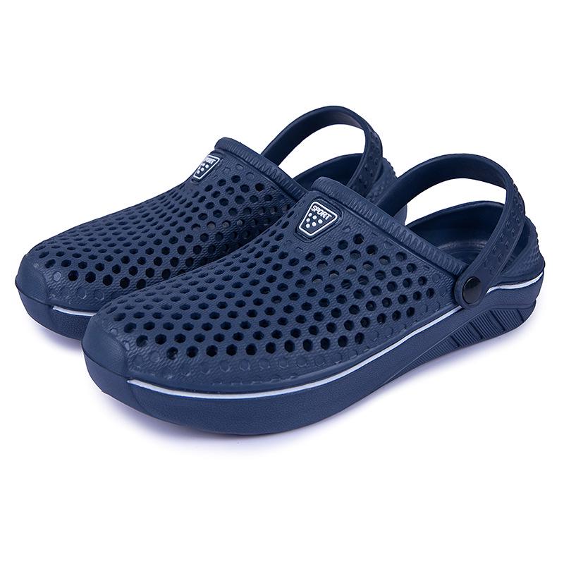 Men s 2025 Summer Sandals: Trendy Cross-Strap, Breathable, Hollow Design for Outdoor Beachwear. 44