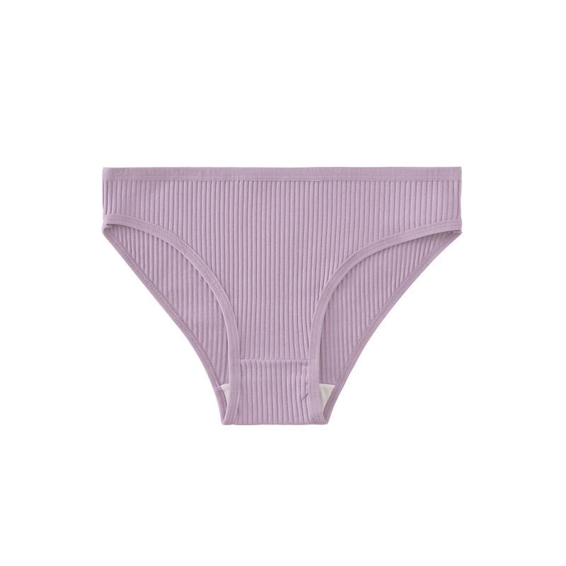 Slip da Donna Primavera e Autunno in Puro Cotone Sexy Senza Cuciture Comodi Traspiranti a Mezza Vita sui Fianchi
