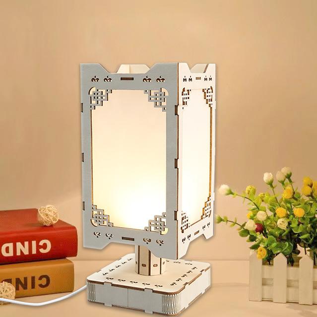 Smart Voice Light USB Voice Control Light Voice Control LED Creative Guofeng Table Lamp Simple Smart Voice Nightlight