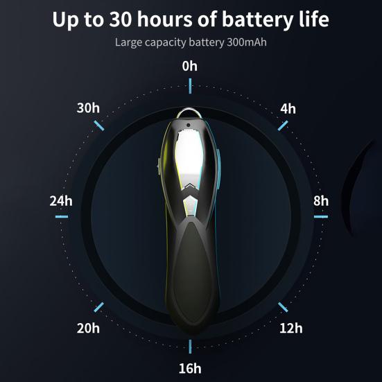 Wireless Earphone Multifunctional Noise Reduction Digital Display Bluetooth-compatible5.1 Ear Hook HiFi Single Earbud for Calling