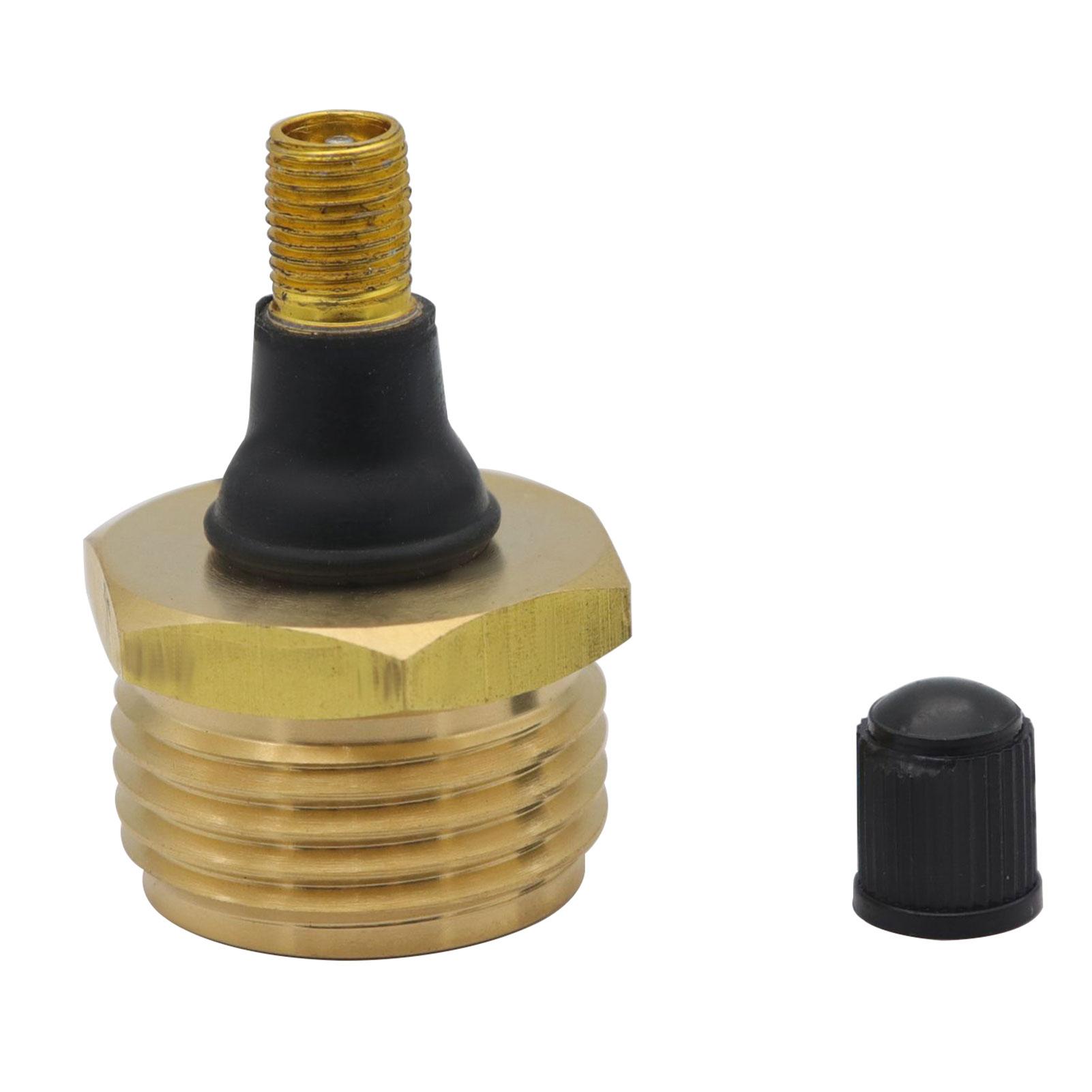 

3/4” GHT RV Brass Blow Out Adapter Water Line Plug Winterizing Antifreeze Air Nozzle for Boats Campers Trailers Prevent Freeze