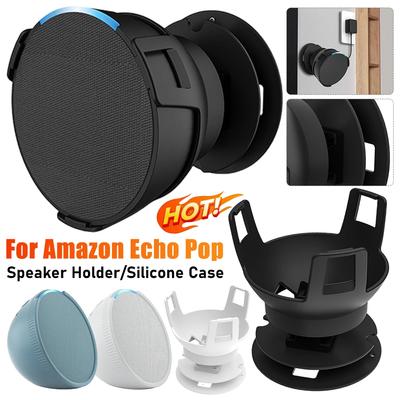 Für Amazon Echo POP Lautsprecher Wandhalter Halter Ständer Eingebauter Kabel- Innen-Soundbox-Halter für Amazon Echo Pop Heimdekoration