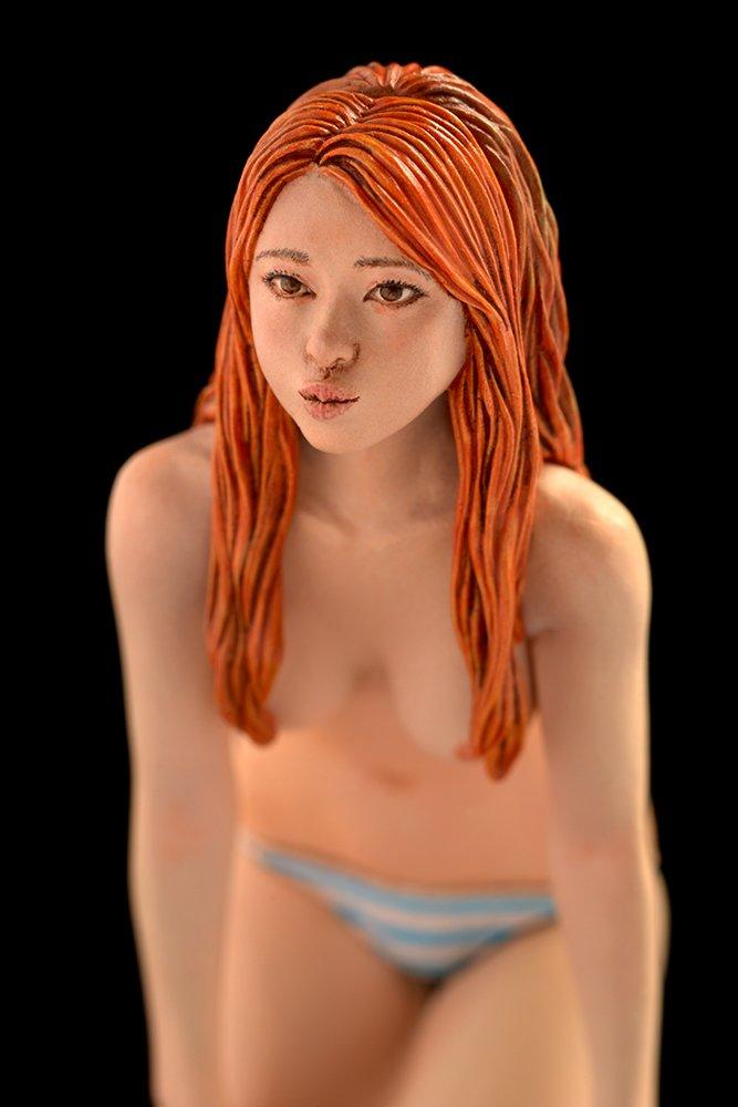 Brick Works Maschinen Krieger Trainingsmädchen Drei Schläge Skala Resin Guss Bausatz 1/20 MUS-28