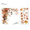 Removable Fall Window Stickers for Home Autumn Static Sticker with Cute Animals & Maple Leaves, Harvest Seasonal Glass Living Room Festival