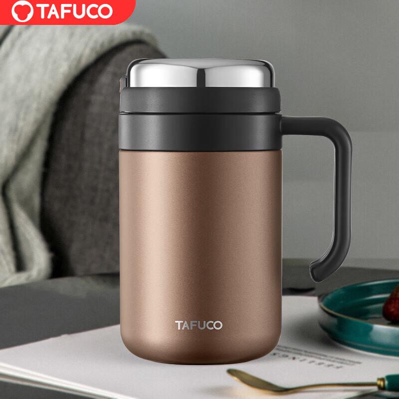 TAFUCO T6170 Men s 316SS Vacuum Insulated Tea Infuser Mug