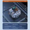 Bluetooth 5.1 Car FM Transmitter Car MP3 Stereo Music Player Handsfree 3.5mm Aux Wireless Car Kit 20W PD USB-C Fast Charger