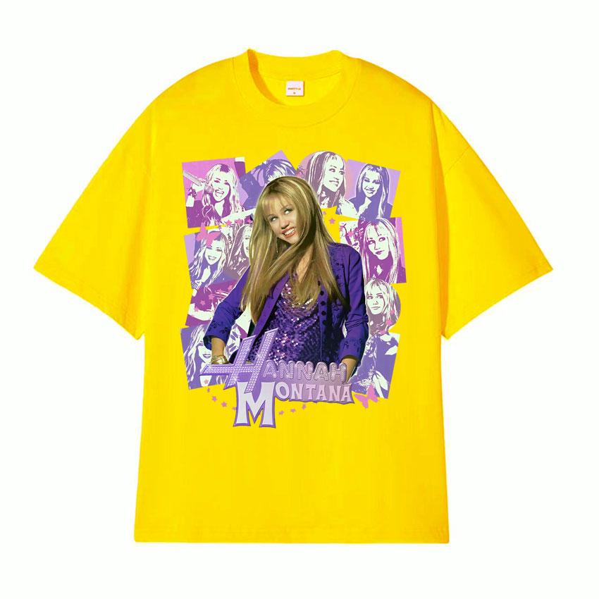 Hannah Montana Epic Iconic Graphic T Shirt Unisex Women Retro Fashion Aesthetic T-shirts Casual O-Neck Cotton Short Sleeve T-shirt